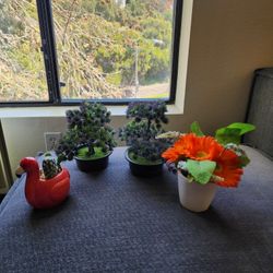 Set of 4 Artificial Plants