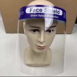 Plastic Face shield cover 😷 mask protection for droplets 💧 fight covid 19🤓