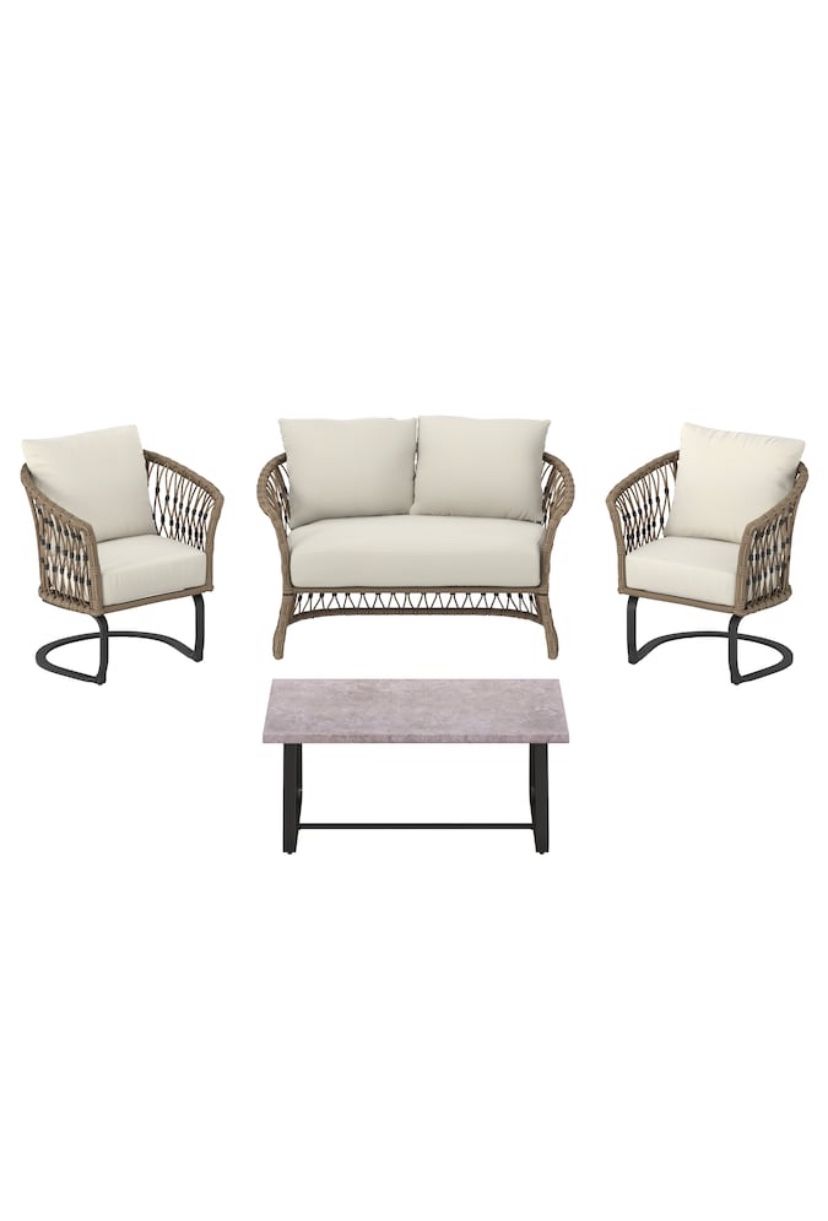 Beautiful 4-Piece Conversation Set
