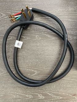 6-ft 30 -Amp 4 -Prong Black Dryer Appliance Power Cord