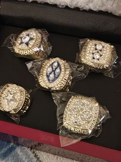 Set of 5 display cowboys and 49ers set SOLD cowboys only 65 each set firm
