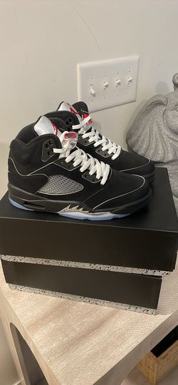Nike Air Jordan 5s Black Metallics