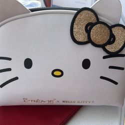 Hello Kitty Limited Edition Makeup Bag With Skincare 