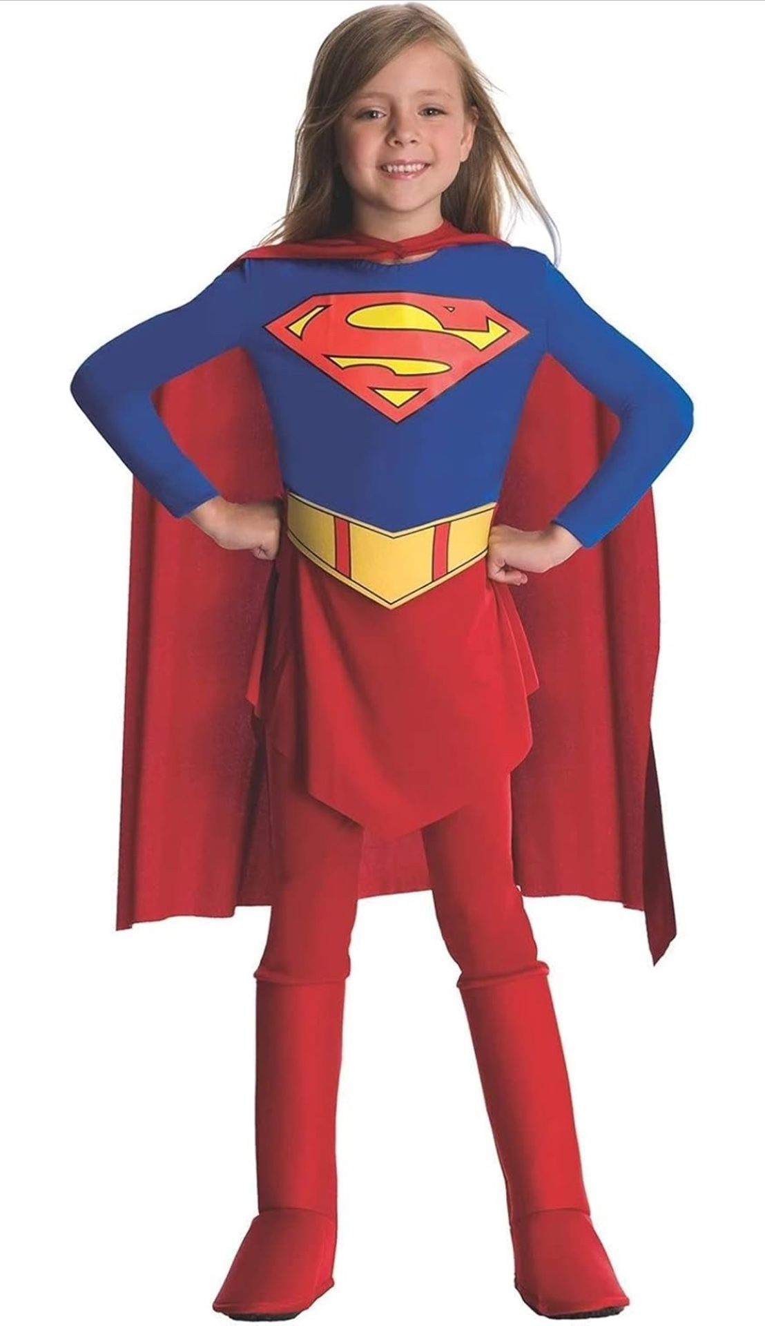 Rubies Childs Multi Color Supergirl Toddler Costume Size 2-4