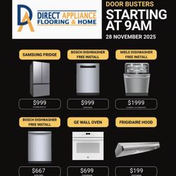 🎉 Black Friday Sale at Direct Appliance – Modesto! 🎉