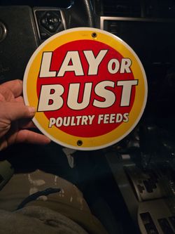 Porcelain Sign 1 Sided