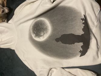 Juice Wrld Hoodie White. Size L