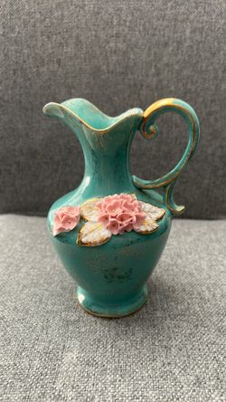 Hand Painted 1956 Lefton Pitcher