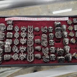 Mens Stainless Steel Rings $20 EACH