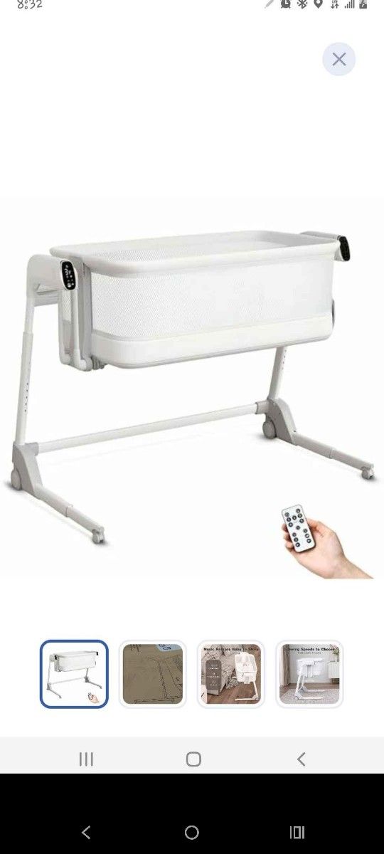 Smart Bassinet with Cry Detection!! **NEW**
          HALF OFF RETAIL PRICE!!!
