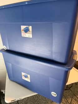Sterilite 45 Gallon Storage Totes, Set of 2