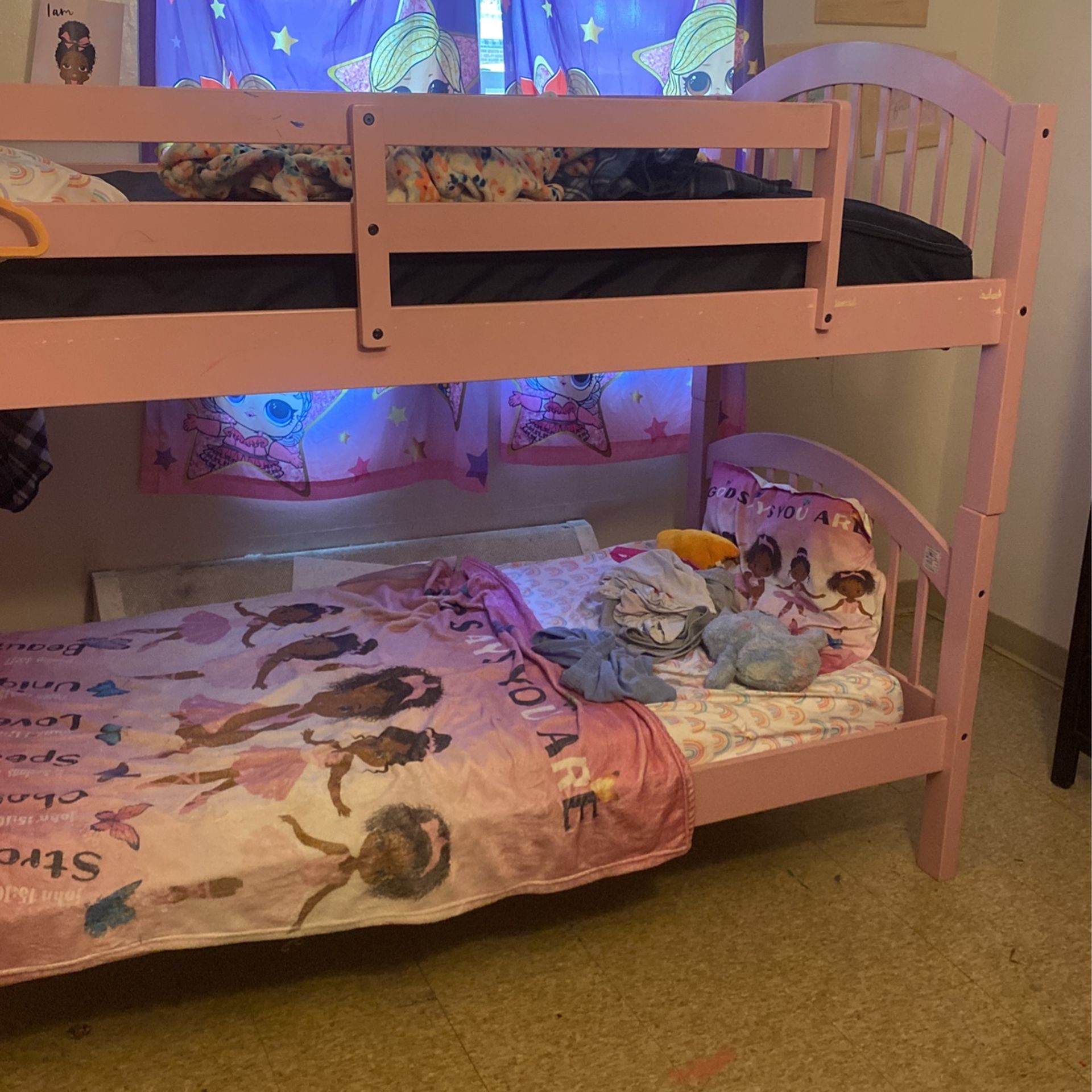 Pink Bunk Bed