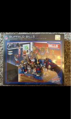 NFL Shop Buffalo Bills Purebred Fans 18'' x 24'' A Real Nailbiter 500-Piece Puzzle
