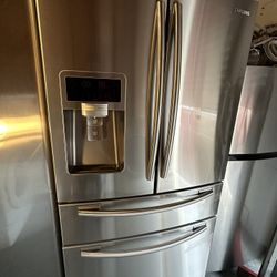 Samsung 4 Door Stainless Steel 36 Inch Wife By 69 Height 33 Depth