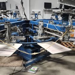M&R Gauntlet GT-8 Automatic Screen Printing Press