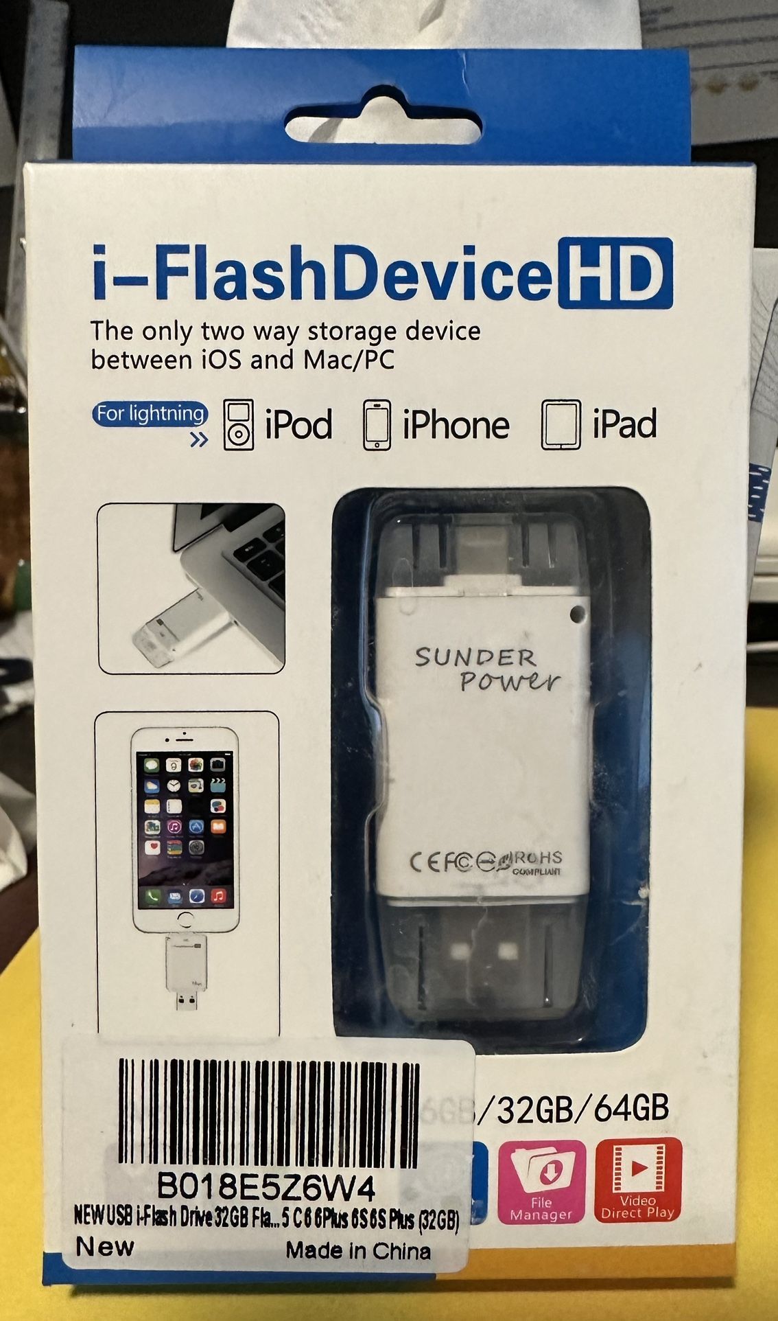 i-FlashDevice HD 32GB Storage