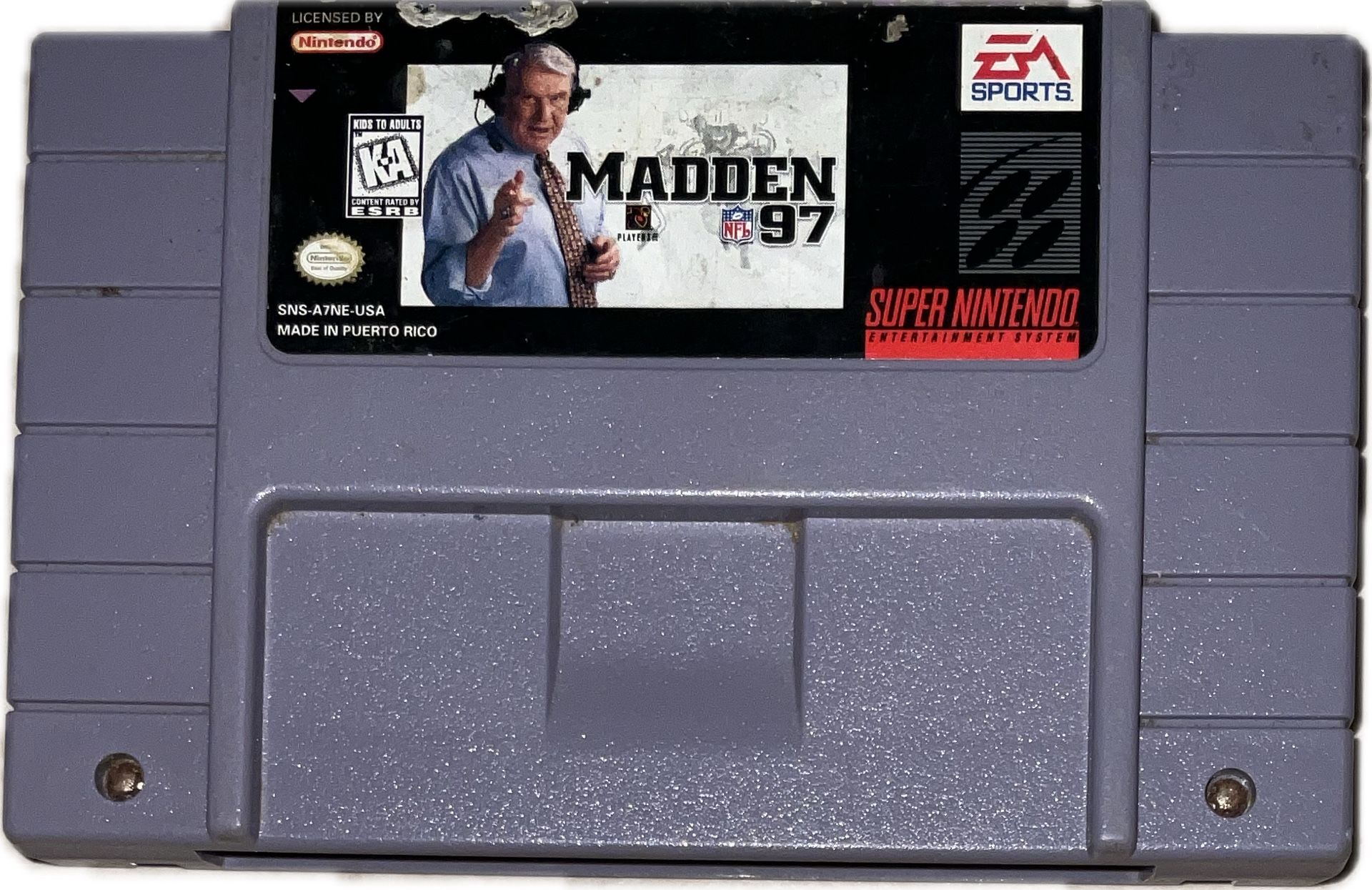 Madden NFL 97 (Super Nintendo Entertainment System, 1996)