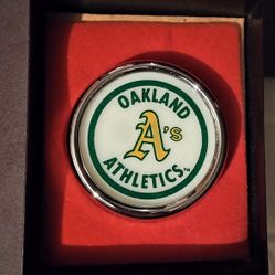 Oakland Athletics A's Baseball Medallion Lighted Car Truck Vintage Logo Emblem