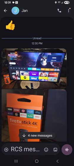 44 inch tv with Amazon's fire stick