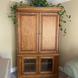 Solid Wood Entertainment Center For 40” TV