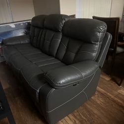 Dark Grey Sofa 
