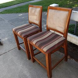 Set Of Matching High Top Chairs 