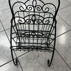 Magazines Holder Black Color