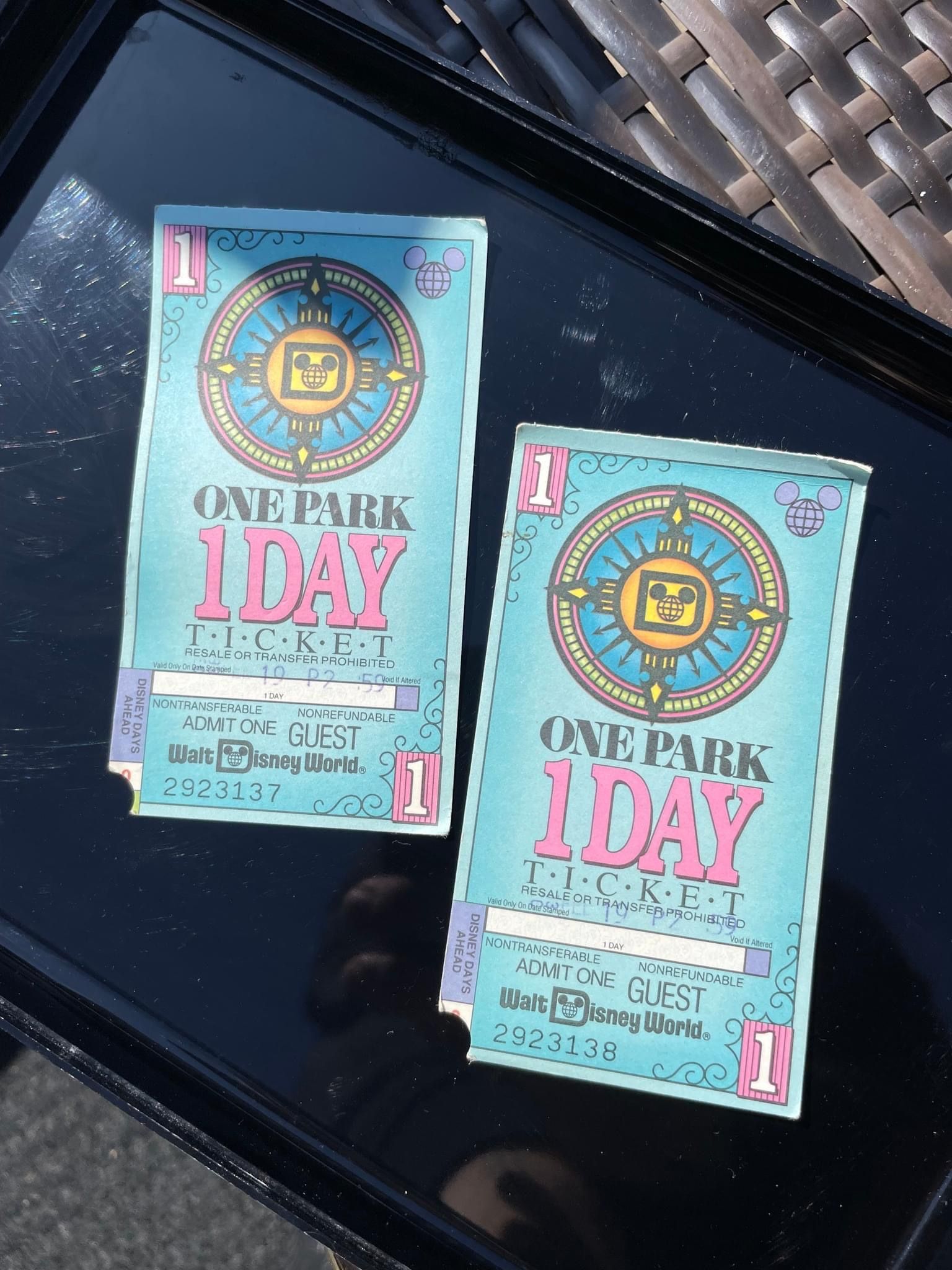 Vintage Disneyland tickets only for collectors about old tickets (It is not valid)
