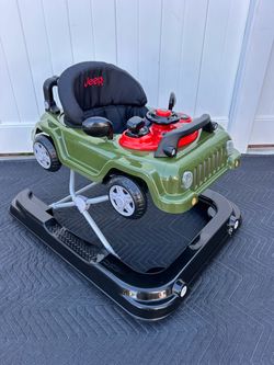 NEW Green Jeep Baby Walker
