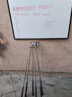 Wilson Hiperspeed Iron Set with Sand Wedge