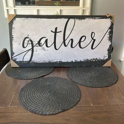 Gather Sign 