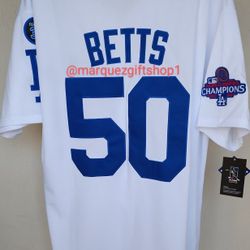 Men's Mookie Betts Dodgers Jerseys 