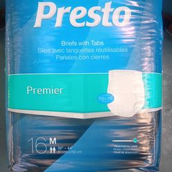 Presto Total Care Incontinence Underpads, Super Absorbency