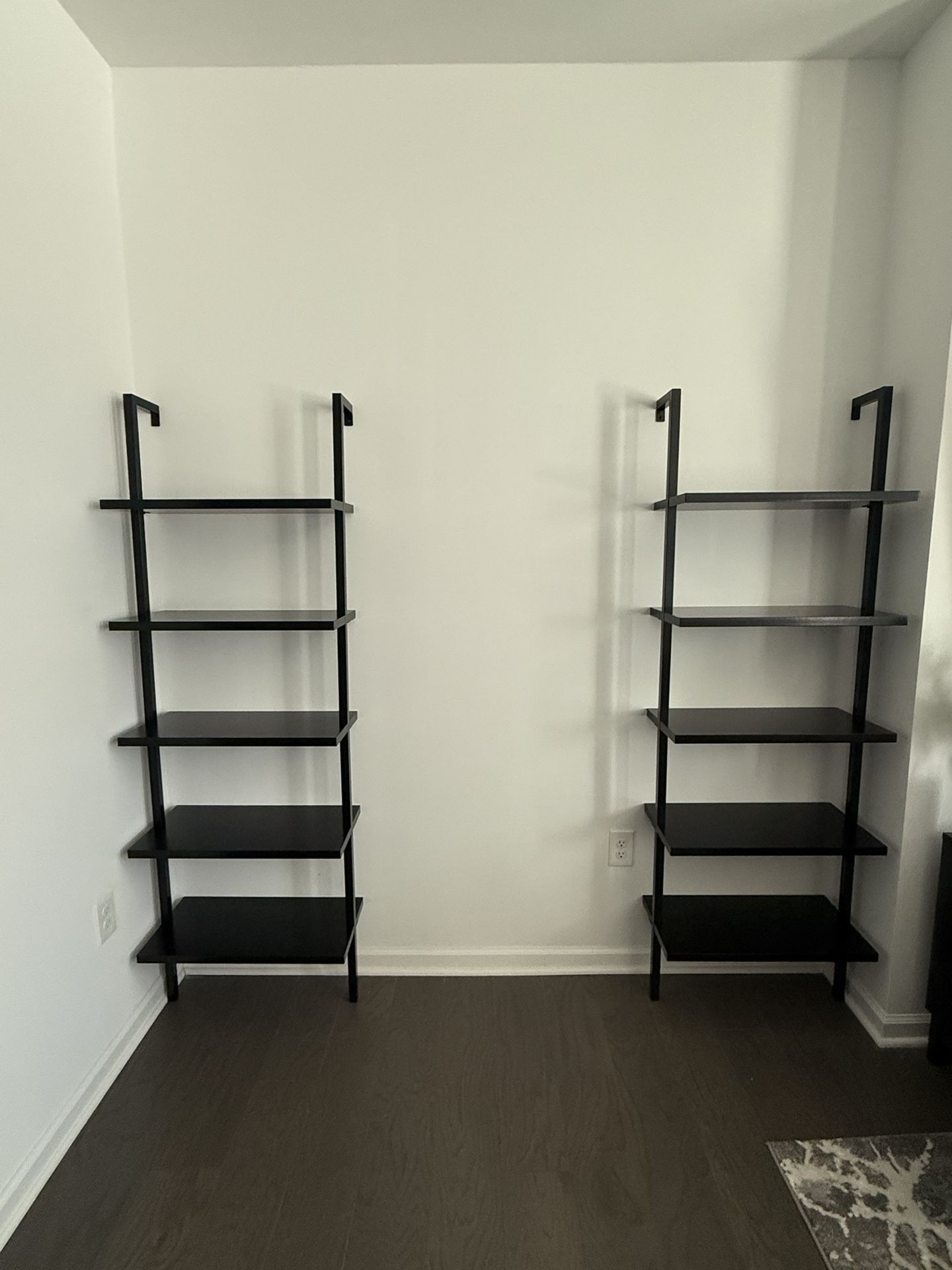Modern Wall-Mounted Bookshelves – Set of 2 