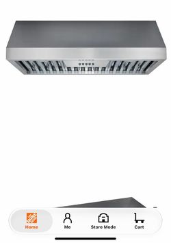30 in. 800 CFM Under Cabinet Stainless Steel Range Hood with Stainless Steel Baffles
