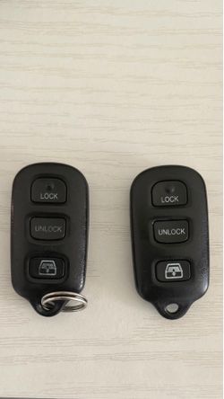 2 For 2001 2002 2003 2004 2005 2006 2007 2008 Toyota Sequoia 4 Runner Remote Fob by