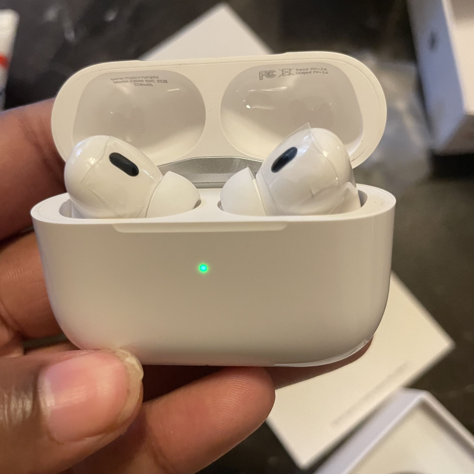 Apple Headsets Pro 2nd Right Left Pods with Wireless Charging Case