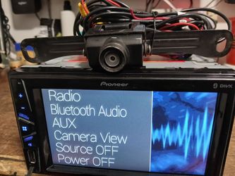 Pioneer stereo with Bluetooth and reverse camera