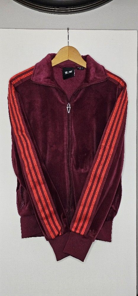 Adidas Ivy Park Cherry wood Velour Track Jacket