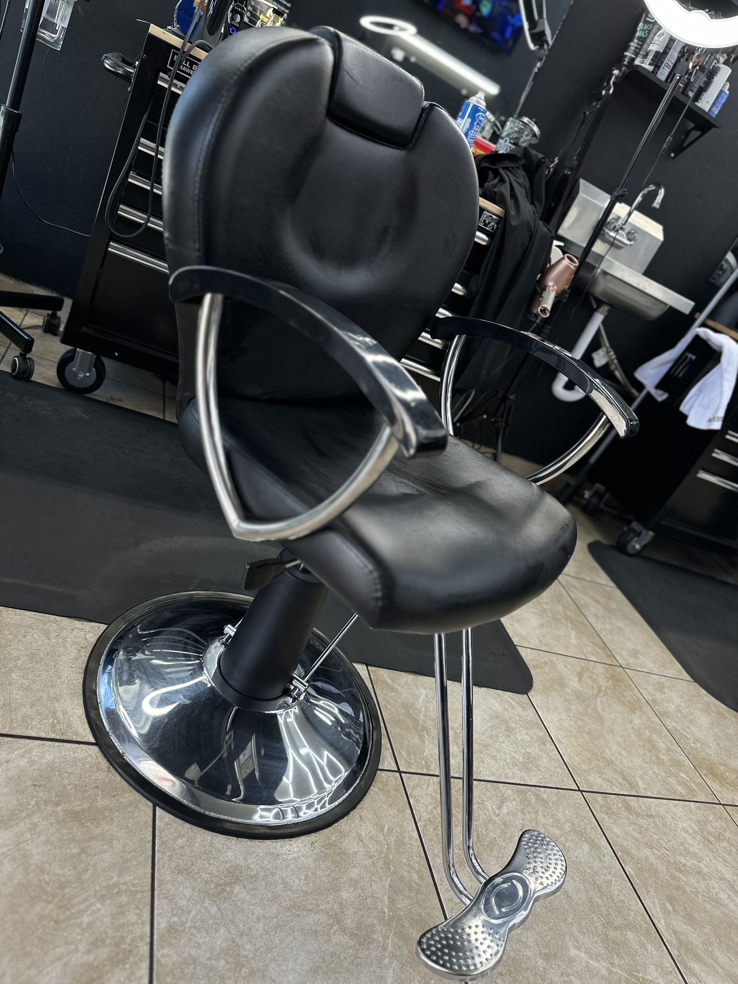 A Bundle Of  8 Barber chairs 