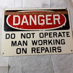Vintage Danger Man Working On Repairs 10x 7 From 70's