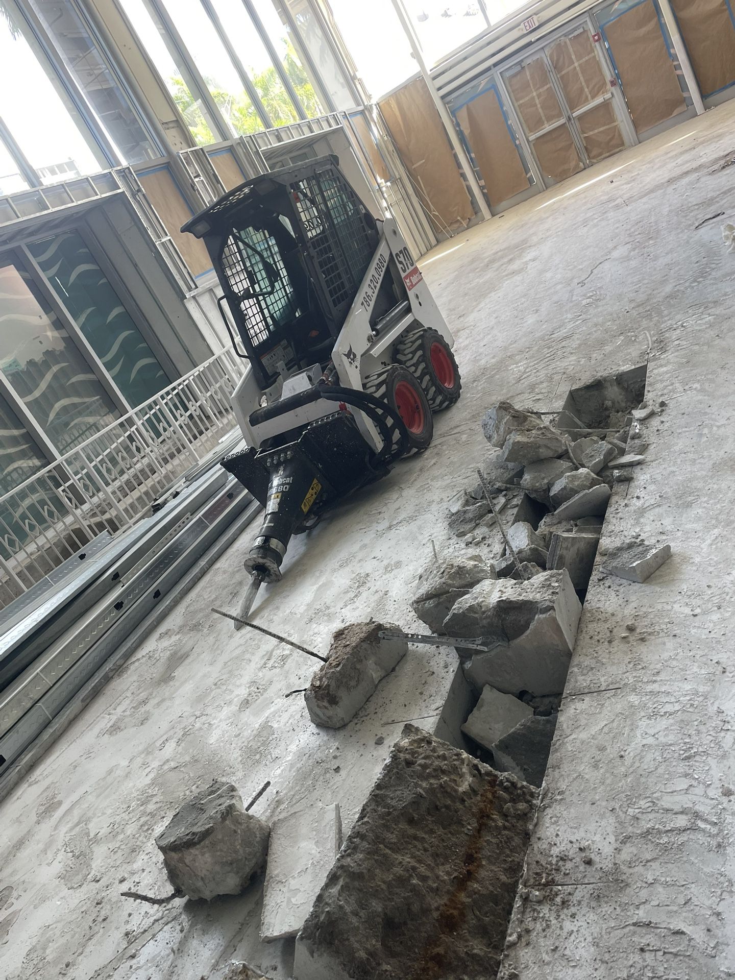 Bobcat And Excavator 