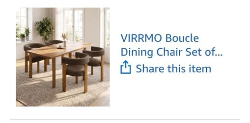 Dining chair set of 4