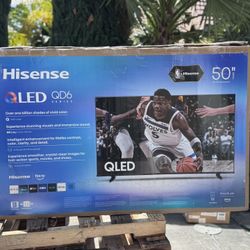 50QD65FC 50” Hisense Smart 4k Qled HDR Tv 