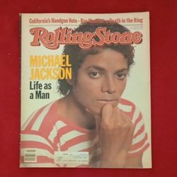 Michael Jackson On Cover Rolling Stone Magazine 1983 February 17th
