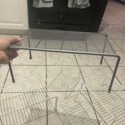 5 Kitchen Storage Shelves (1 Grey) 