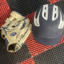 Rawlings Glove And Helmet 