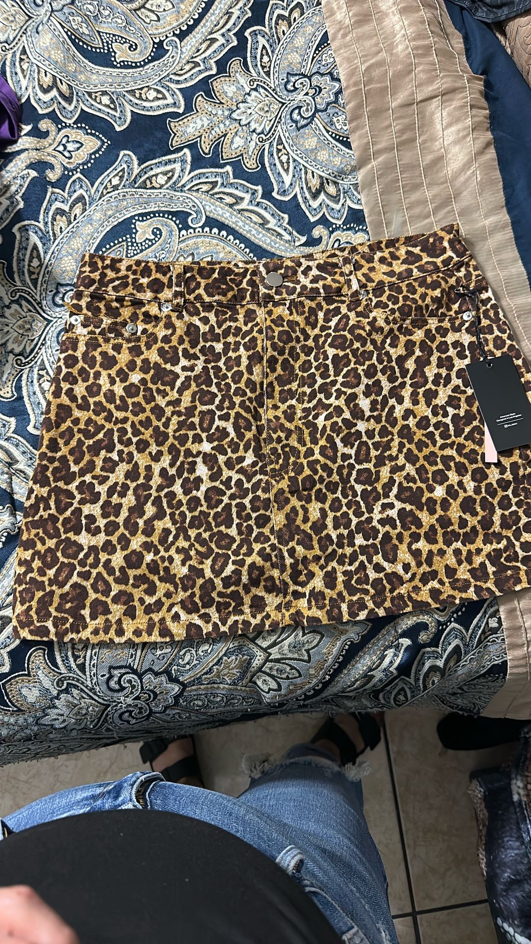 Cheetah skirt