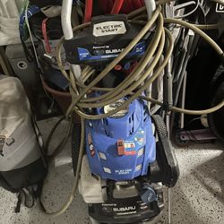 Subaru (gas)  Electric Start Pressure Washer 3100 Psi
