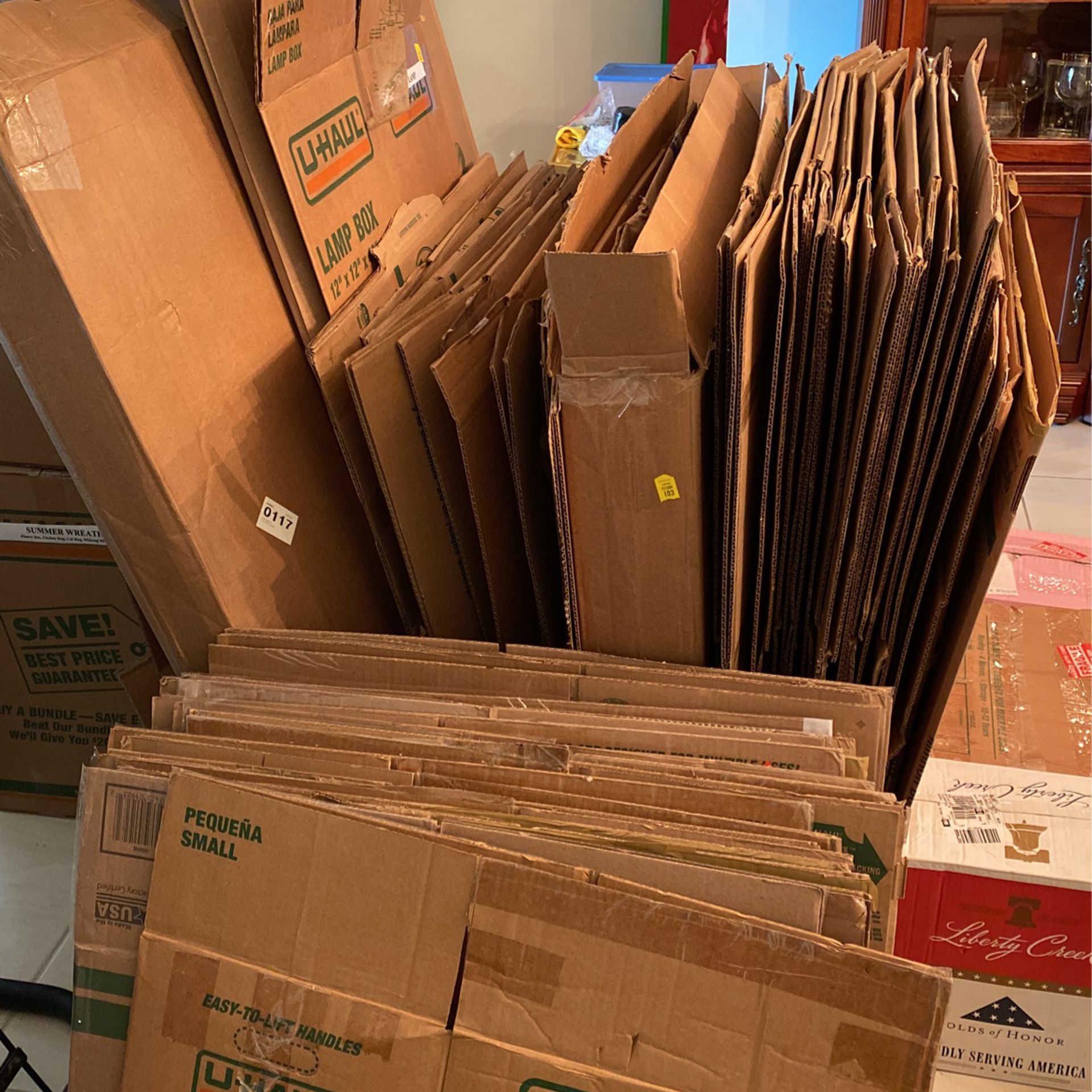 Moving Boxes And Packing Materials FREE